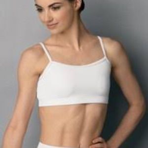 Balera Dance Camisole Bra Top, White